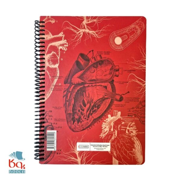 دفتر Anatomy Heart سیمی خط دار دات نوت